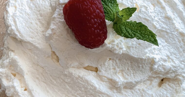 Mascarpone Whipped Cream